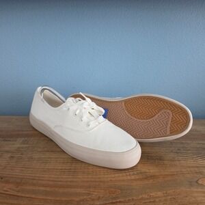 Keds Womens Champion Sneakers Cream Off White Canvas‎ Low Top Lace Up Size 11